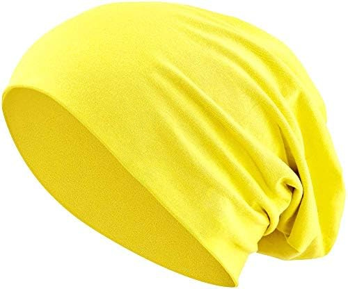 Balinco Jersey-Baumwolle Beanie für Herren & Damen – Unisex Weiche Stretch-Strickmütze, Leichte Ganzjahres Kopfbedeckung, Bequeme Alltags-Outdoor-Mütze, Pflegeleicht, Einheitsgröße