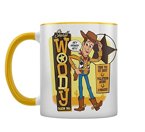 Pixar MGC25524 - Taza de cerámica (315 ml-Toy Story 4, color amarillo