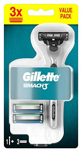 Gilette Mach3 Rasiersystem, 3 Stück