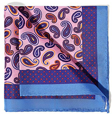 BRERA 67 - Pañuelo de bolsillo elegante de seda, pañuelos para ropa y para chaquetas de 25 x 25 cm, accesorio de hombre para ceremonias y bodas, bolso clásico, 30x30