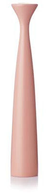Applicata - Kerzenleuchter, Kerzenhalter - Blossom Rose - Buchenholz - Farbe: warm Rose - Höhe 29 cm