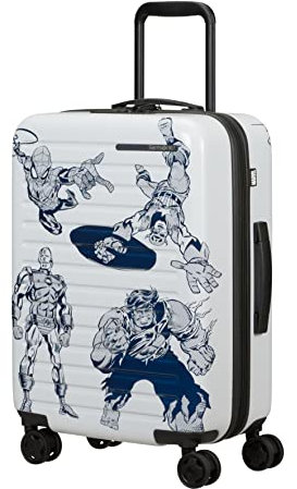 Samsonite Stackd Disney - Spinner S, Erweiterbar Handgepäck, 55 cm, 35/42 L, Mehrfarbig (Marvel Comics)