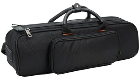 HDYNUZ Tragbarer Trompeten-Rucksack, wasserdichter Oxford-Stoff, 20 mm Perlen-Baumwolle, weicher Aufbewahrungskoffer, Zubehör für Blechblasinstrumente