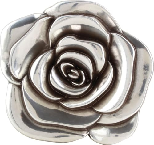 Gürtelschnalle A Rose 4,0 cm | Buckle Wechselschließe Gürtelschließe 40mm Massiv | Wechselgürtel bis 4cm