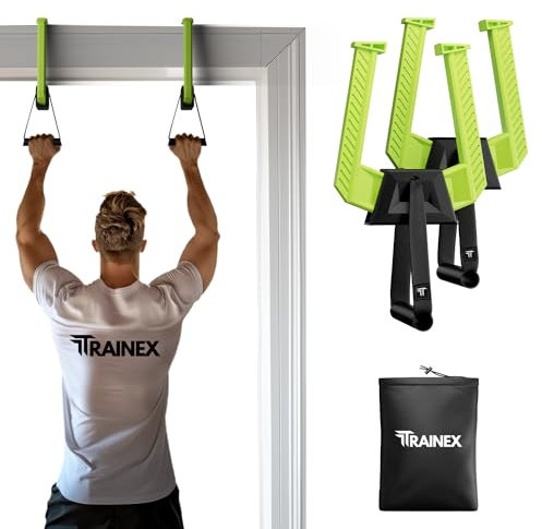 TRAINEX Door Pull Up Bar, Home Pull Up Fitness Equipment, Portable, Screwless, Very Light