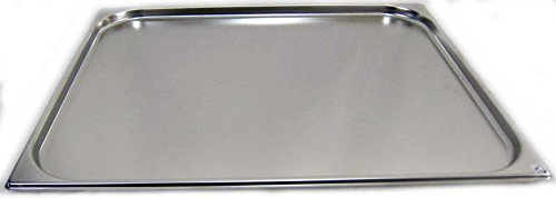 AcMax GN 2/1 Gastronormbehälter GN-Behälter Edelstahl 5,5 Liter Tiefe 20mm Gastronorm