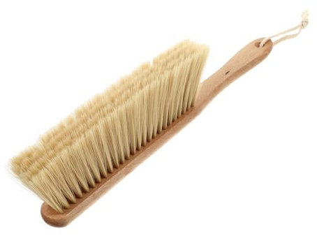 Gogogmee Brosse à Lit Et Vêtements Brosse De Nettoyage Multifonctionnelle pour Maison Manche Bois Et Poils Doux