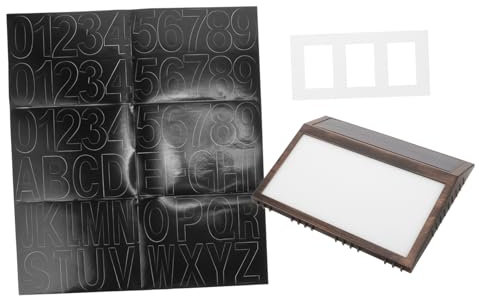 Uonlytech 1satz Solarbetriebene -hausnummernleuchte Mit Dämmerungsschalter Wetterfestes Wandlicht Für Klare Adressanzeige Einfach Zu Montieren Antikem Design Für Außenbereiche