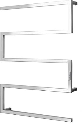Scaldasalviette dal Design Moderno, scaldasalviette Elettrico, scaldasalviette Minimalista a Pannello Piatto, scaldasalviette in Acciaio Inox, scaldasalviette a Parete