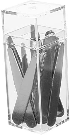 OATIPHO 40stücke Teiliges Kragenstäbchen Für Hemden Stabile Kragenhalter Für Männer Und Frauen Klarer Acrylbox Und Varianten