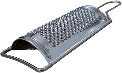PARENCE - Rallador de acero curvado 18cm - pequeños agujeros - ideal para una textura fina y uniforme
