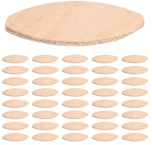 BRCUAT 400Pcs No.20 Assorted Wood for Tenon Machine Woodworking Biscuit Jointer