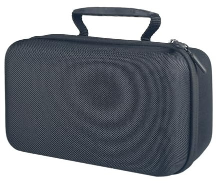Qsvbeeqj Borsa da viaggio portatile per videoproiettore, custodia da viaggio, espandibile, borsa di ricambio per accessori per proiettore