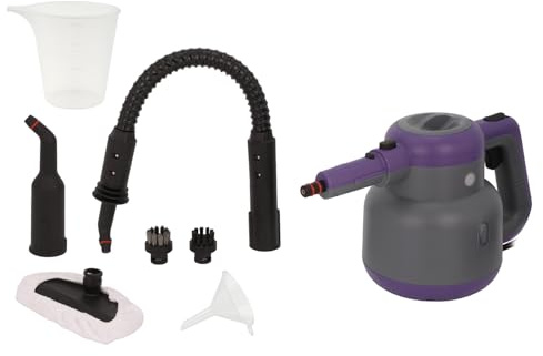 Pulitore a vapore portatile 1500 W grigio