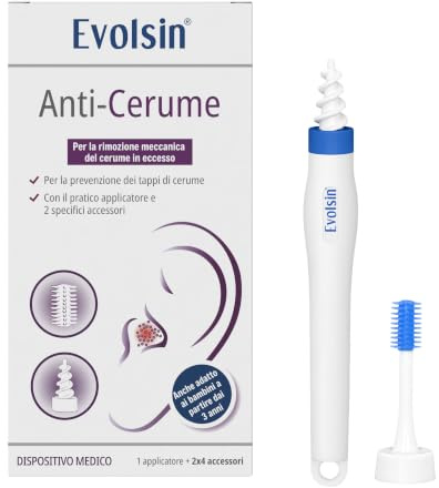 EVOLSIN® Anti-cérumen éliminateur de cérumen avec 2 embouts