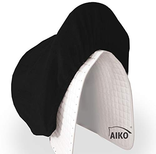 AIKO Sattelschoner atmungsaktiv und waschbar, Gute Passform, schwarz