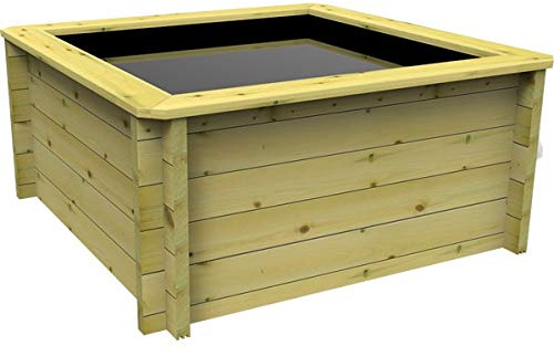 The Garden TImber Company Wooden Fish Ponds 1.5x1.5m 831mm Height 1189L