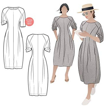 Style Arc Sewing Pattern - Gertrude Designer Dress (Sizes 04-16)