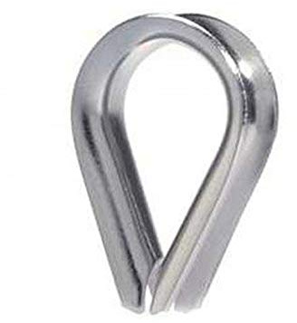 Kauschen Edelstahlkauschen Edelstahl V4A Inox 8mm - 10 Stück