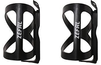 ZEFAL Pack Wiiz Portabidón – Pack de Dos portabidones para Bicicleta Flexible con introducción Lateral – Negro