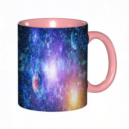Tazas de café, taza de 14oz, taza de café con calefacción de cerámica,Galaxia en el espacio Belleza del agujero negro del universo. ,regalos, tazas divertidas para hombres, mujeres, amigos, cumpleaños