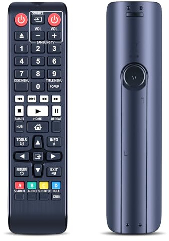 TCNOUMT Fernbedienung Passend für Samsung DVD Player AK59-00167A BD-C5500 BD-F6500 BD-F6700 BD-F7500 BD-H6500 BD-J5100 BD-J5500 BD-J5700 BD-J5900 BD-J6300 BD-J7500 Ersatzfernbedienung
