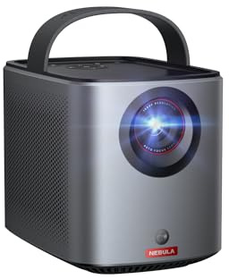 Nebula Capsule3 Mini Beamer, Smart Projektor, 1080p, WLAN, 200 ANSI-Lumen, Tragbarer Beamer, mit GTV, Netflix Vorinstalliert, Dolby Digital, 120-Zoll Bild,integrierter Akku(Generalüberholt)