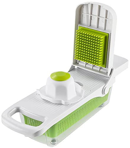 Tragbarer Schnur-Gemüseschneider – Kartoffel-Zwiebel-Knoblauch-Zerkleinerer mit Behälter, Käse-Zerkleinerer Mini, Gemüseschneider, Reibe, Küchenmaschine klein, Gemüseschneider, Würfelschneider,