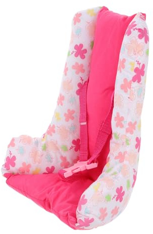 Vaguelly Asiento para Muñecas Miniatura Silla de Seguridad para Casa de Muñecas Accesorio de Simulación Juguete Duradero para Juego de Roles Infantil Material Resistente