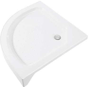 Piatto doccia, base per doccia in acrilico, set completo, acrilico di alta qualità, buona tenuta, grande foro di scarico, antiscivolo, tubo di scarico lungo, con filtro