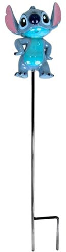 Christmas Inspirations Disney Gartenstecker Stich In und Outdoor Gartendekoration 37 x 8 x 5 cm Blumenstecker Chamante Deko für den Garten, Blumenbeet oder Blumentopf