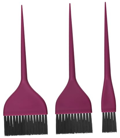 Gatuida 3stücke Haarfärbepinsel Applikator für Haarfarbe Breiter Pinsel und Kamm für Gleichmäßiges Auftragen Wiederverwendbar für Salon und Heimgebrauch