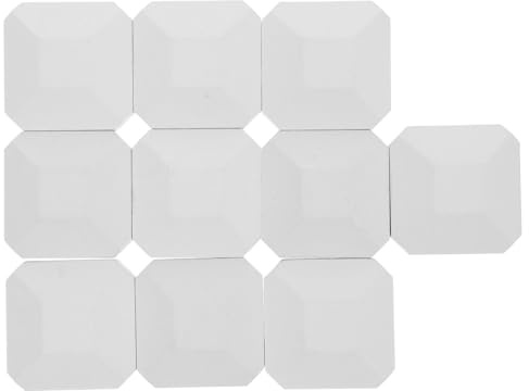 BUTIFULSIC 10pcs Cordierite Briquettes for Bbq Grill Replacement Gas Grill Cordierite Briquettes Replacement Set Reduces Flareups and Simple to Clean 2 X 2 Inch Size