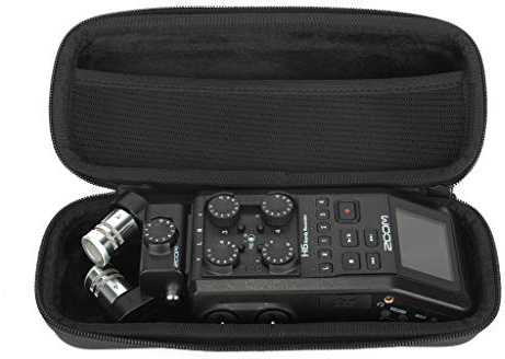Analog Cases GLIDE Fodral för Zoom H6 / H5 / H4N och jämförbara syntar (transportväska/fodral av vattentätt konstläder, med robust bärhandtag av gummi), Svart
