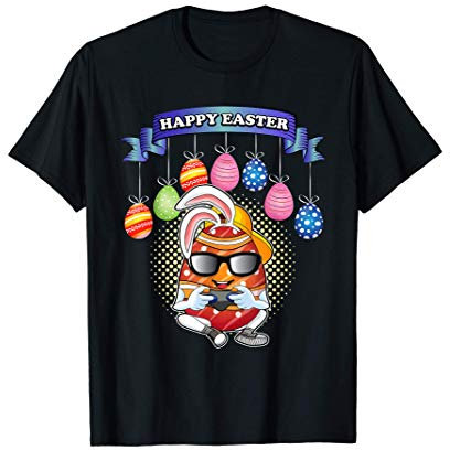 Gaming Easter Egg Gamer Boy Girl Video Game Controller Kids T-Shirt