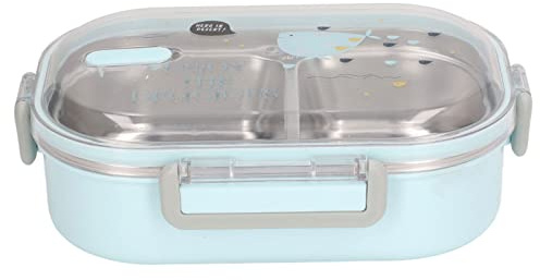 Yctze Lunch Box, 304 Fodera in Acciaio Inox Contenitore per Pranzo Isolamento Termico Contenitore per Pranzo Fodera Lunch Box per Bambini Adulti(Pesce Azzurro Tarente)