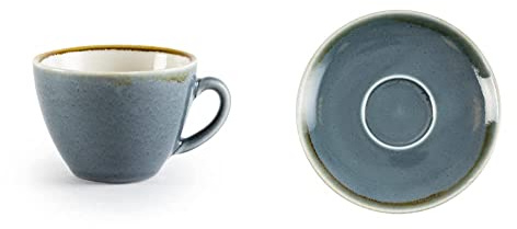 Olympia Kiln Ocean Cup - 340ml 11.5fl oz (Box 6) Kiln Ocean Saucer (for GP348) - 160mm 6 1/3 (Box 6)
