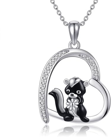 Yafeini Halsband 925 sterlingsilver med pingvin, marsvin, flamingo, röd panda, flodhäst, katt, anka, koala, björn, panda, axolotl eller rött kardinalmönster, söta djursmycken för kvinnor