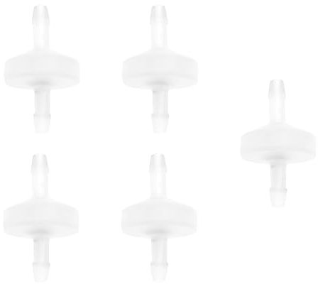 Be In Your Mind Rückschlagventil, Schlauchstutzen, Einweg-Rückschlagventil, Kunststoff-Rückschlagventil, Rückschlagventil für Kraftstoff, Gas, Flüssigkeit, Luft, 3 mm, 5 Stück