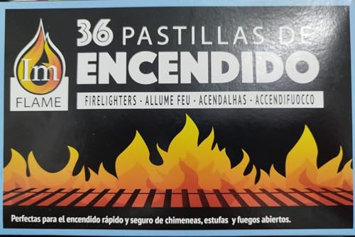 Pack Pastillas Encendido Chimenea Prender Fuego en chimeneas, barbacoas, hornos de leña, carbón, etc. - Enciende Fuegos fácil y rápido Thayba (1)