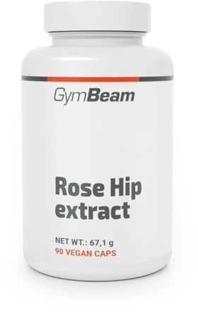 GymBeam Estratto di Rosa Canina di Alta Qualità, Integratore Alimentare, Ricco di Sostanze Bioattive, per Sistema Immunitario, Digestione, Pelle, Salute Renale e Mentale, Adatto ai Vegani