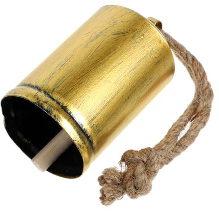 Zerodeko Vintage-kuhglocken Mit Seil Hängende Glocken-Dekoration Für Weihnachten Rustikale Kuhglocken Für Wandbehang Und Party-Requisiten Einfach Anzubringende Hängende Glocken Für Langfris