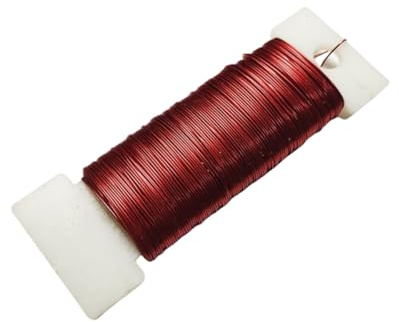 70m Florist Wire for Wreath Making Christmas Wreath Wire | Floristry Wires 22 Gauge Garden or Craft Binding Flower Xmas DIY Flower Arrangement Crafting Binding