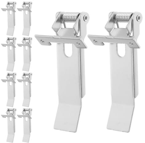 10 Pcs Morsetto per Morsetto per Pannello Lampada Materiale Ferro Morsetti di Fusibile per Montaggio Downlight