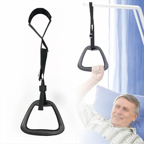 MUROCEA Bed Trapeze - Bedroom Pull-Up Handle, Bed Mobility Aid Bracket Accessories for Disabled Elderly Injured, Supports 110 lbs, 1 Pcs
