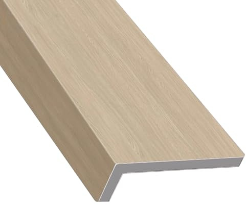 Cubierta para alféizar de ventana de acrílico compuesto con bordes de madera para interiores, protector de borde de ventana para sala de estar/porche, tablero de tapado para alféizar de ventana (150