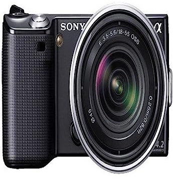 Sony NEX-5 Compact Digital Camera 14.2 Mpix Black (Renewed)