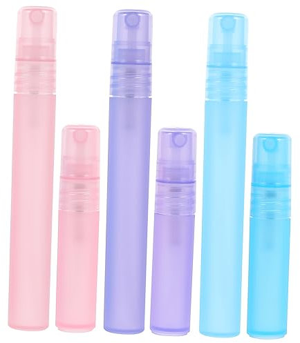 PACKOVE 6pcs Small Spray Bottle Travel Reusable Empty Portable for Hair Water Mist