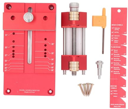 Honing Guide Affilatura 15-45° Supporto Pietra Affila Scalpelli - Precisione, Stabilità e Facilità d’uso per Legno e Falegnameria