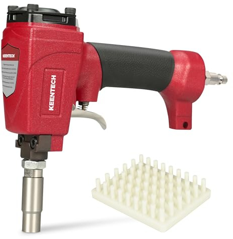 KEENTECH 1170 Pneumatic Decorative Nailer, 7/16 in (11.7 mm) Head Diameter, Air-Powered Deco Tack Nail Gun for Fast & Effortless Installation, Ideal for Sofa Leather, Upholstery, Furniture & Chairs